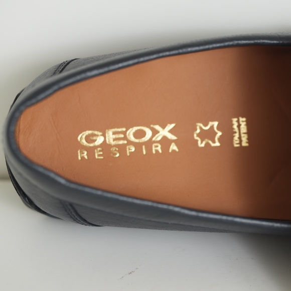 Geox Mens KOSMOPOLIS Wet Grip Dark Blue Navy Loafer Moccasins Shoes US 11 EU 44